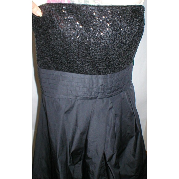 New Womens NWT Dress 14 Ralph Lauren Sequin Black Designer Strapless Strap Party - Picture 2 of 11